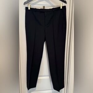 J.Crew women’s Eaton boys pants, black wool slim ankle size 8